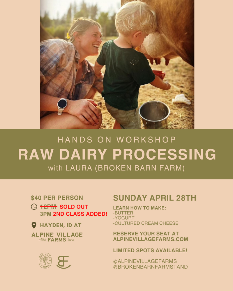 4/28/24 - RAW DAIRY PROCESSING