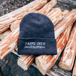 FARMS OVER PHARMA BEANIE (CHARCOAL)